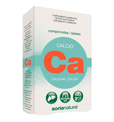 calcio retard soria natural 30 comprimidos