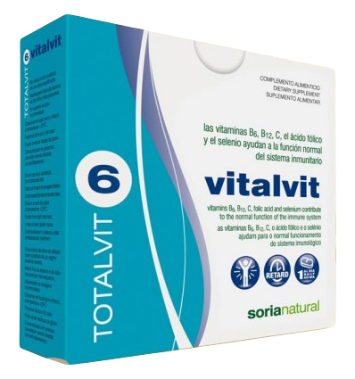 totalvit 6 vitavit optimismo y vitalidad soria natural 28 comprimidos