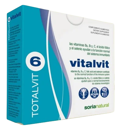 totalvit 6 vitavit optimismo y vitalidad soria natural 28 comprimidos