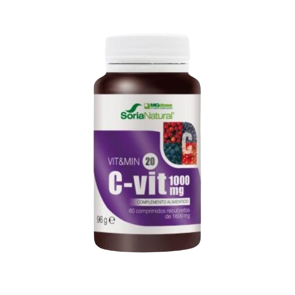 vitmin 20 c vit 1000 mg 60 comprimidos soria natural