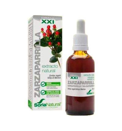 zarzaparrilla formula xxi extracto de glicerina vegetal soria natural 50 ml