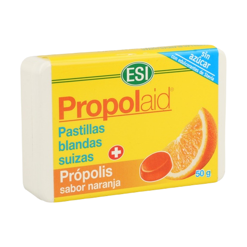 propolaid caramelos sabor naranja laboratorios esi 50 gramos