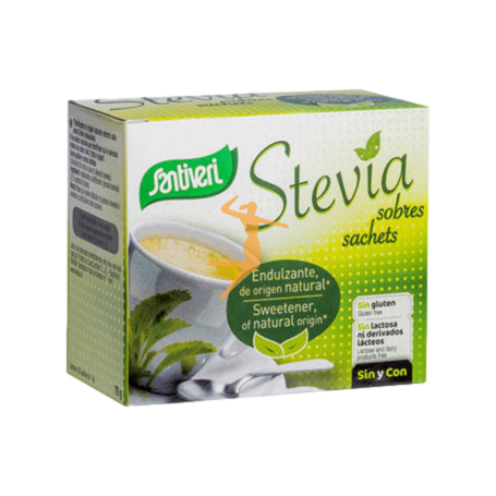 stevia polvo sobres 50gr santiveri